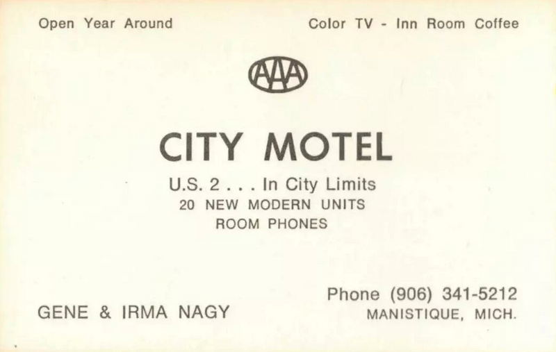 City Motel - Vintage Postcard (newer photo)